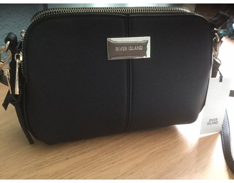 river island triple compartment crossbody bag
